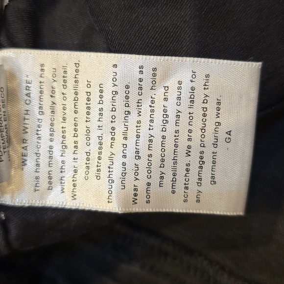 NWT GOOD American WAIST SKINNY JEANS $139 black 00-4 Inseam 29" denim - Picture 13 of 13